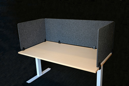 Desk Divider Acoutic Panels Set for Offices and Classrooms.