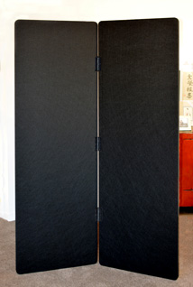 School Classroom Portable Acoustic Screen, Quiet Space, Break-Out Area. Polyester Acoustic Screens, Gobos, for New 
Zealand professional and home studios.