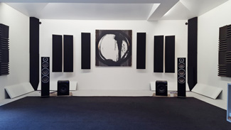 Polyester 
acoustic panels for New Zealand audio shops and listening rooms